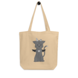 Evil Cat Tote Bag Bio – Image 2